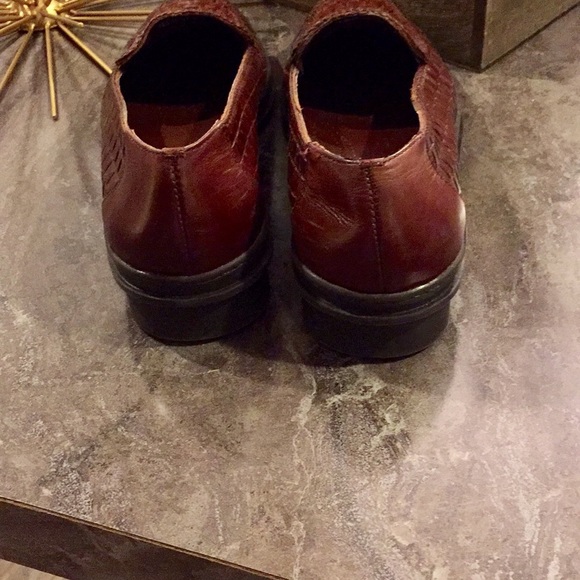 Trotters Woven Leather Loafers Size 10M - Picture 3 of 4